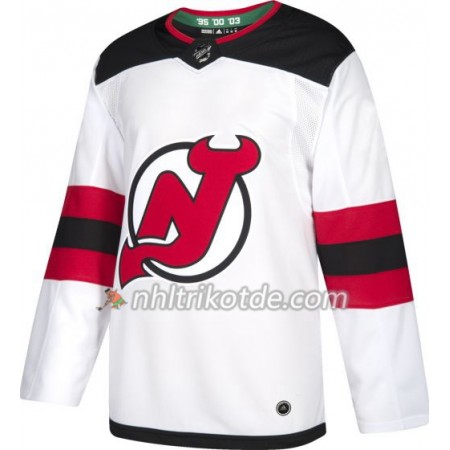 New Jersey Devils Trikot Blank Adidas Weiß Authentic - Herren